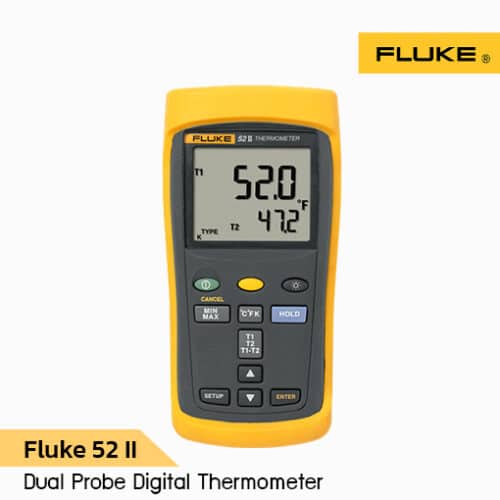 (Fluke 52-2) Dual Probe Digital Thermometer
